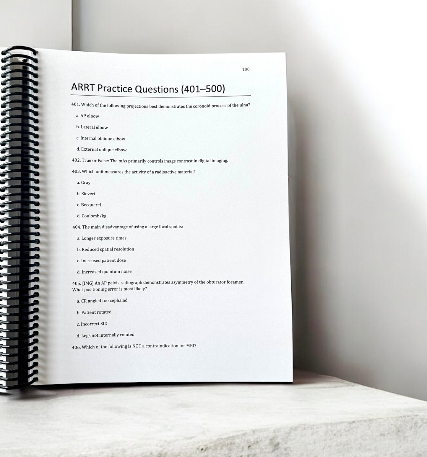 ARRT Practice Book